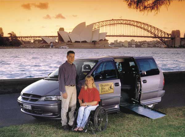 DHV's Accessible Minivan at Sydney harbour
